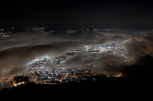Города окутанные туманом
