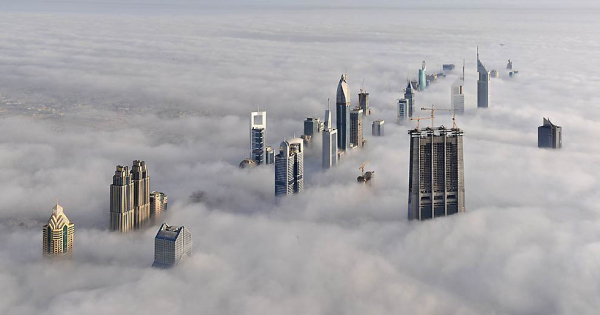 Города окутанные туманом